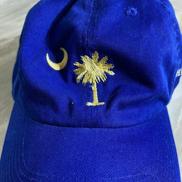 Hilton Head Blue Adjustable Baseball Hat Cap Fahrenheit - Picture 2 of 4